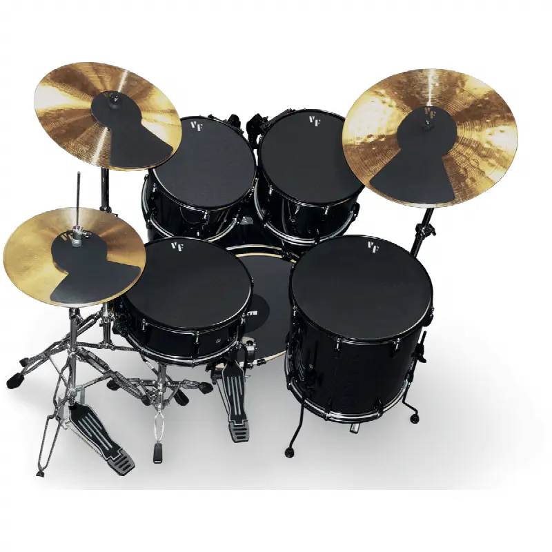 Sourdine Batterie Standard 22/12/13/16 + 14 + Cymbales