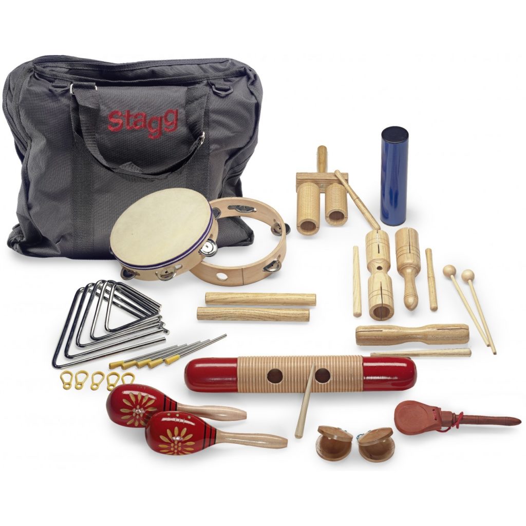 Set Percussions Educatives pour Enfants Stagg CPJ05 Musique Instrument