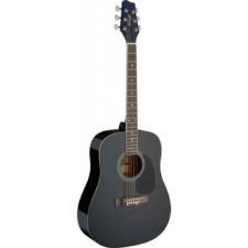 guitare dreadnought stagg sa20d bk