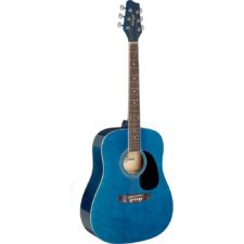 guitare dreadnought stagg sa20d blue