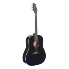 guitare dreadnought stagg sa35 ds-bk