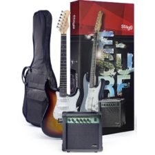 pack guitare électrique stagg 250sb