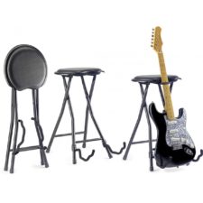 tabouret et stand guitare stagg gist-300