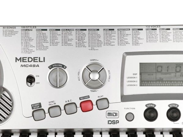 medeli clavier mc49a