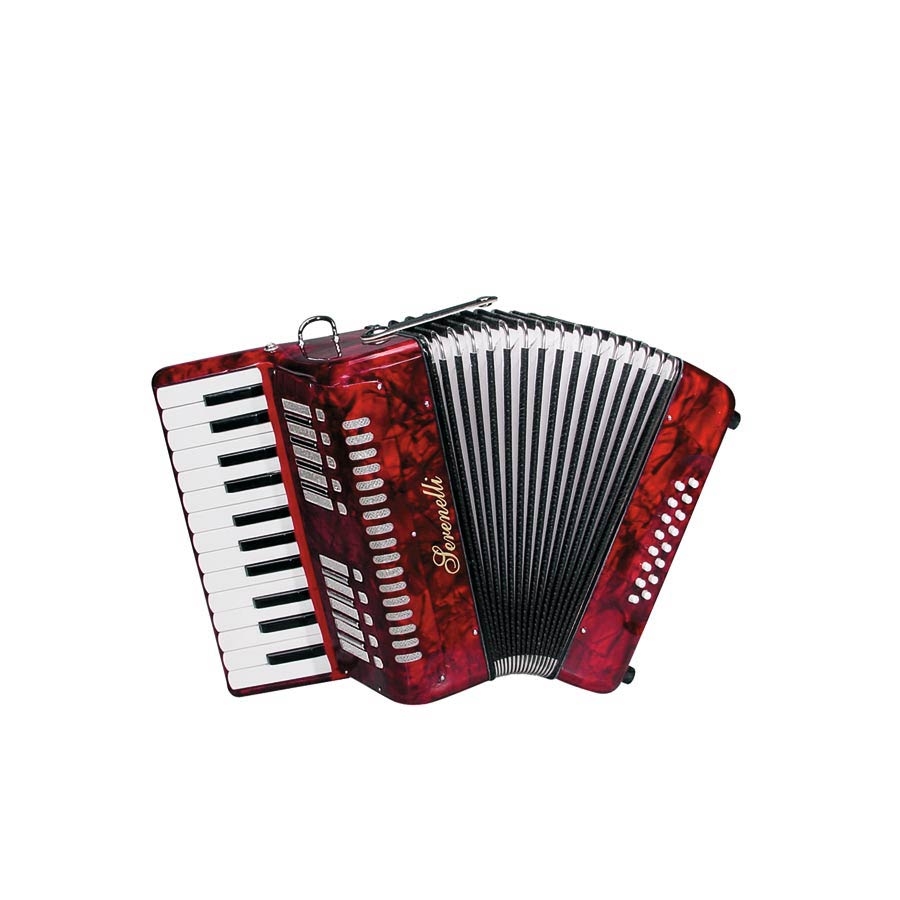 Accordeon Chromatique 25 Touches Piano Et 16 Basses Serenelli Y 1625 R Musique Instrument