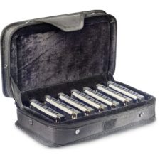malette 7 harmonicas stagg bjh-b20 set1