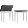 banquette de piano stagg pbf23 whm sbk