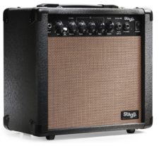 amplificateur guitare acoustique stagg 15 aa dr eu