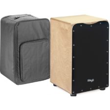 cajon stagg caj-50m-bk avec housse