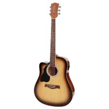guitare folk electro richwood modèle gaucher rd12lcesb