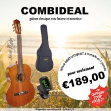 pack guitare cc08 avec accordeur et housse