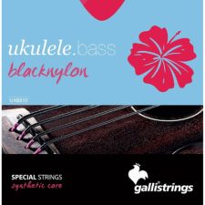 jeu de cordes galli black uxb-810 pour basse ukulele