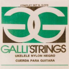 jeu de cordes galli g216b black nylon
