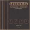 jeu de cordes galli ka-bass-4fw pour basse ukulele