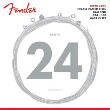 jeu de cordes pour basse électrique 6 cordes fender f250b6