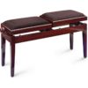 banquette piano double pb245 acajou verni