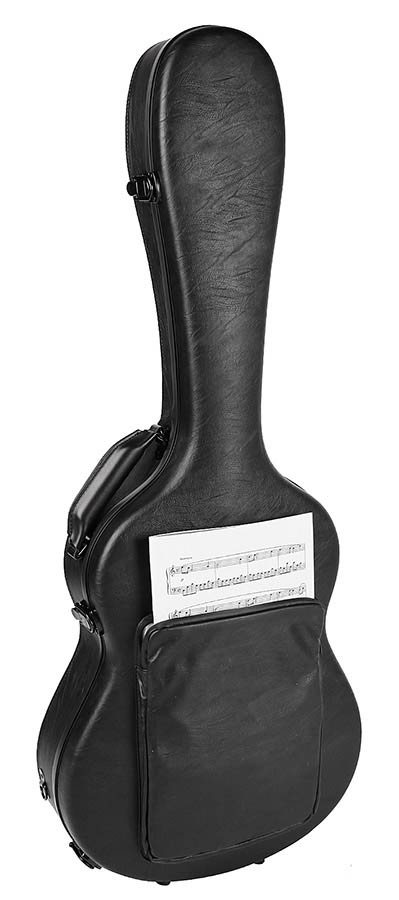 Kinsman KDX7600 Étui Deluxe rigide pour Guitare classique Noir 