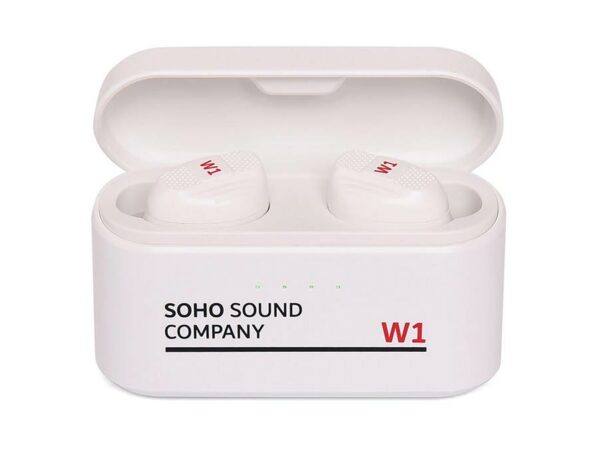 ecouteurs sans fil avec boitier de recharge soho w1wh