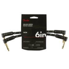 Le câble patch de la série Deluxe de chez Fender 990820087 est un choix professionnel pour les connexions de pédales d'effets, offrant un transfert de signal clair avec un profil bas pour un encombrement minimal.