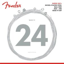 Ces jeux de cordes pour basse 6-cordes Super 250s de Fender F-250B6 sont destinés aux bassistes cherchant à expérimenter avec une gamme étendue, offrant un son plein et une installation facile.