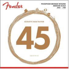 Ces cordes de basse acoustique phosphor bronze par Fender F-7060 offrent un son riche et une réponse en fréquence étendue pour les bassistes acoustiques à la recherche de profondeur et de chaleur.