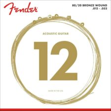 Les cordes guitare acoustique bronze 80/20 Fender série F-70L produisent un son chaleureux et puissant, bien adapté pour les joueurs de guitare acoustique traditionnels et modernes.