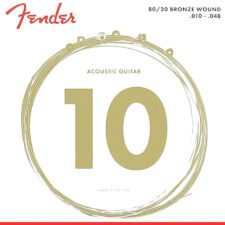Les cordes pour guitare acoustique en bronze 80/20 de Fender F-70XL présentent un son clair avec une brillance exceptionnelle, idéales pour les guitaristes recherchant une projection accrue.