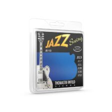 Le set de cordes électriques jazz à filets plats par Thomastik-Infeld THJS-113 combine confort de jeu et sonorité riche, préféré par les musiciens à la recherche d'une expérience de jeu supérieure.