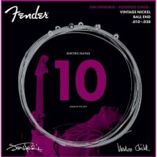 Les cordes électriques signées Jimi Hendrix par Fender sont un hommage à la légende du rock, conçues pour reproduire le son vintage et le style de jeu caractéristique d'Hendrix.