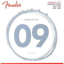 Les jeux de cordes électriques Original 150s de Fender modèle F-150L offrent une sonorité brillante avec une sensation de jeu confortable grâce à leur composition en nickel pur.