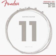 Les cordes de guitare électrique Original 150s de Fender F-150M projettent un timbre avec un médium fort, conçu pour les guitaristes qui recherchent une présence sonore plus marquée.