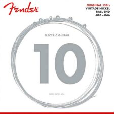 Les cordes pour guitare électrique Original 150s de Fender F-150R apportent un son riche et une jouabilité polyvalente, convenant à de nombreux styles de musique électrique.