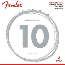 Ce set triplé de cordes électriques Original 150s Fender F-150R-3 permet aux musiciens de rester équipés d'un son Fender authentique sans compromettre la qualité sur plusieurs rechangement de cordes.
