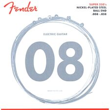 Les cordes électriques série Super 250s de chez Fender F-250XS sont conçues avec un noyau en acier plaqué nickel pour une durée de vie prolongée et un son cohérent idéal pour le rock.