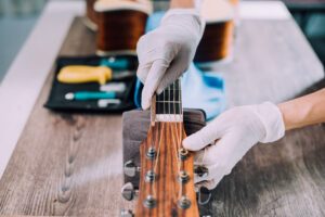 Nettoyage entretien guitare