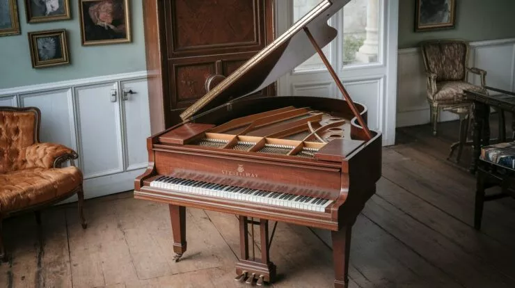Ils retrouvent un piano Steinway de 1880 dans un grenier… et découvrent une partition inédite