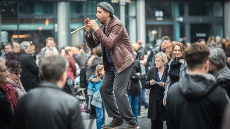 Ce musicien de rue a retourné la foule… avec un simple kazoo !