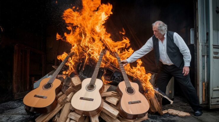 Incroyable : ce luthier malouin brade ses guitares avant de tirer le rideau