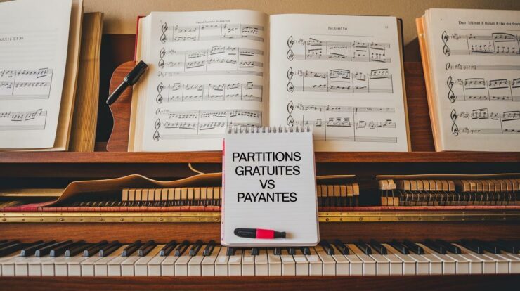 Partitions gratuites VS payantes : ce que personne ne vous di
