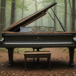 Ce piano abandonné dans une forêt joue tout seul depuis 10 ans