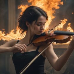 Ce violoniste aurait joué pendant un incendie… Le mythe enfin vérifié
