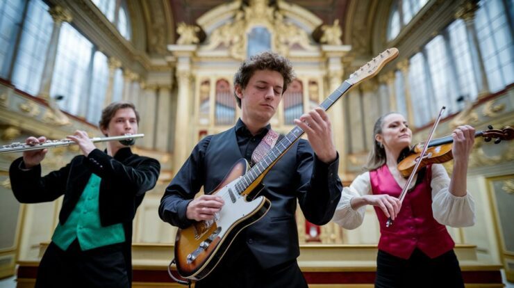 Violons, guitares, flûtes… Les micros FWF Système qui s’adapte à tous les instruments