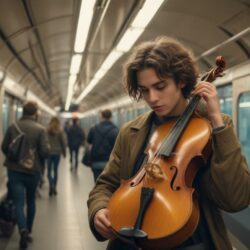 Ce musicien a tout quitté pour jouer dans le métro
