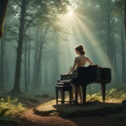 Cette chanteuse a fait un concert… dans une forêt !